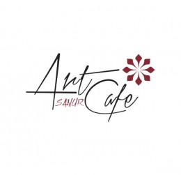 Art Cafe Sanur : villa logo : logo design : bali logo design