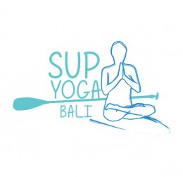 SUP Yoga Bali : villa logo : logo design : bali logo design